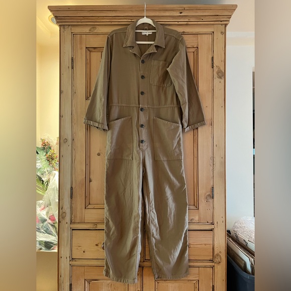 Madewell x As Ever • Tan Coveralls Jumpsuit • Size M - Picture 6 of 11
